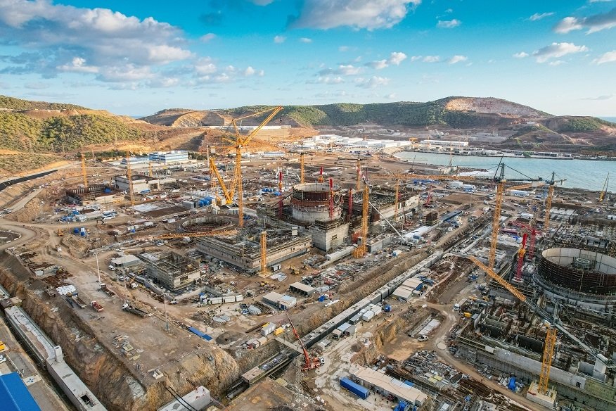 Ongoing Construction of Akkuyu NPP Turkiye